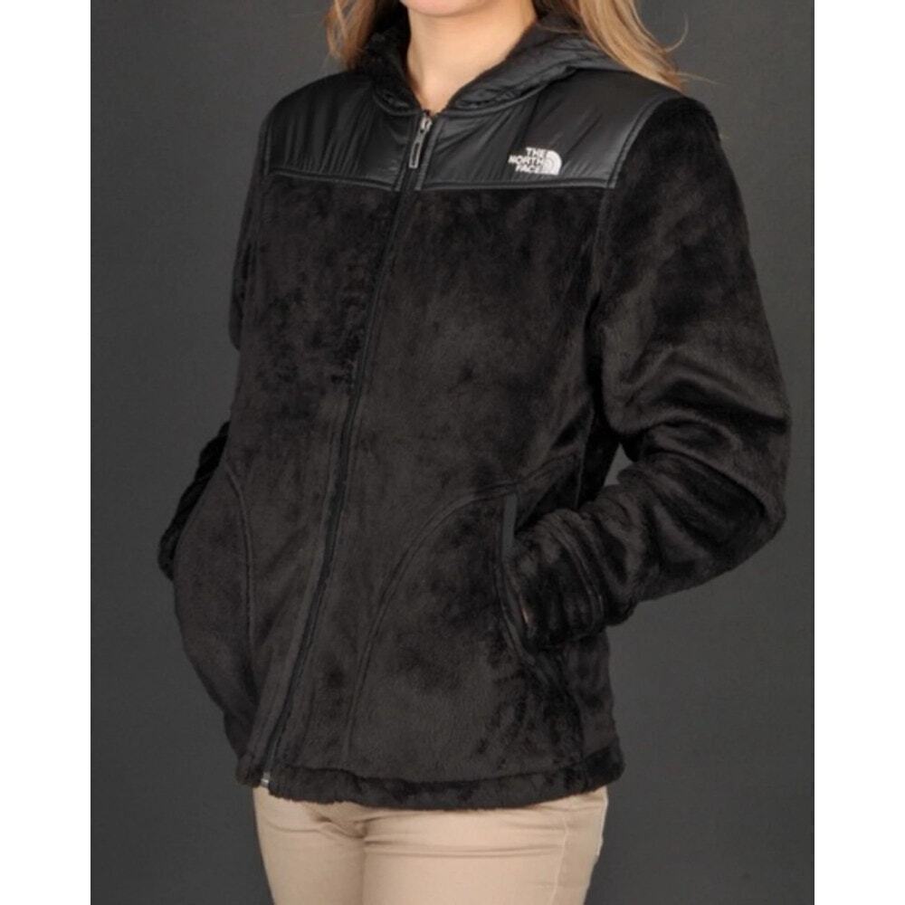 The North Face Womens Black Oso Fleece‎ Full Zip Jacket Outdoor Gorpcore Size XS